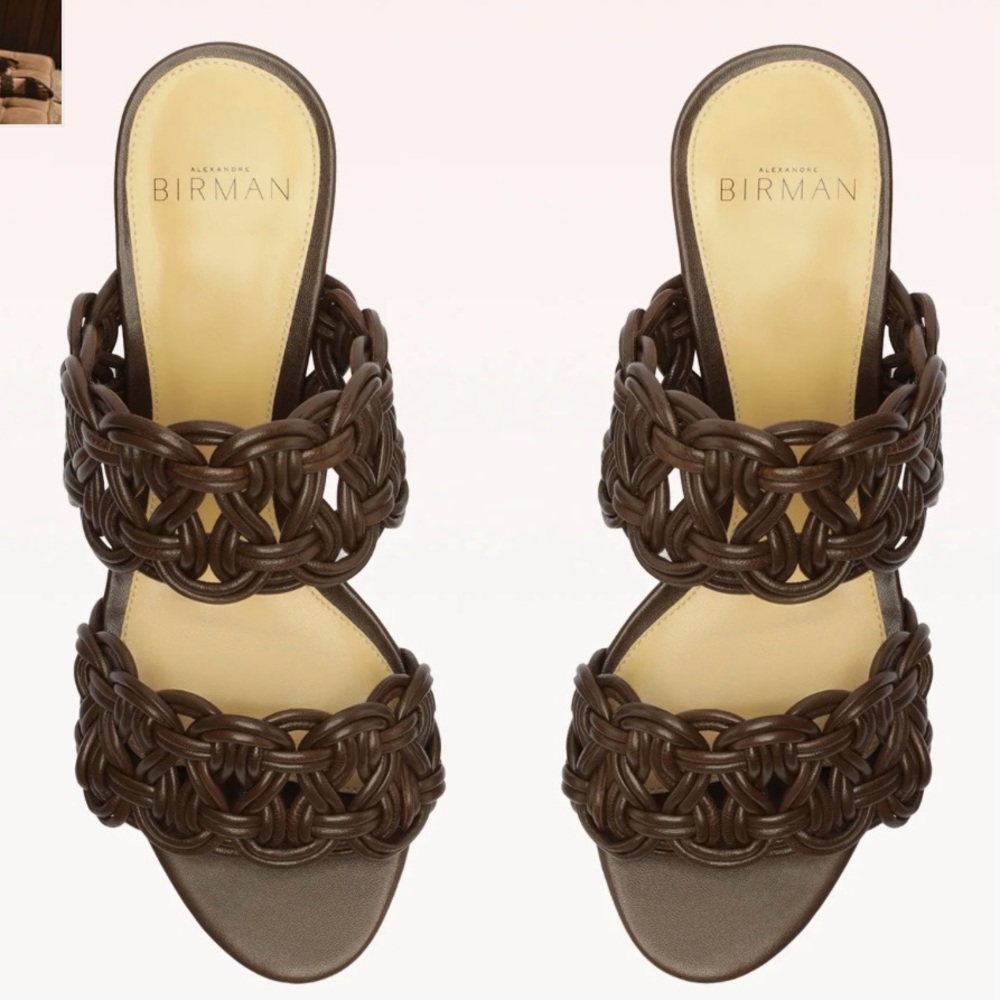 Alexandre Birman Sammy 50 Sienna Leather Heeled Sandal EUC! - Picture 4 of 15